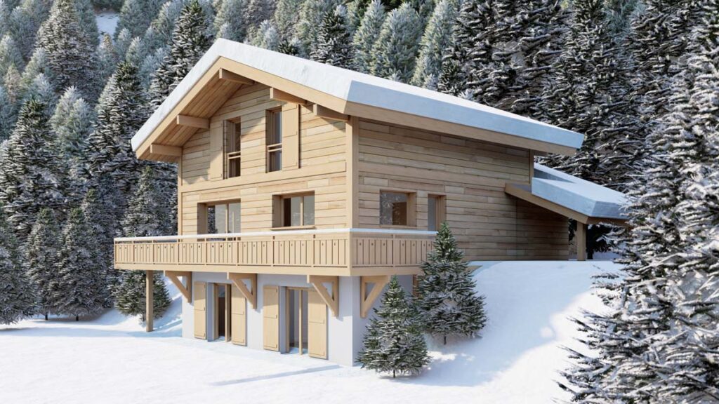 chalet à combloux, architecture par Cezembre Architecture, Sevrier