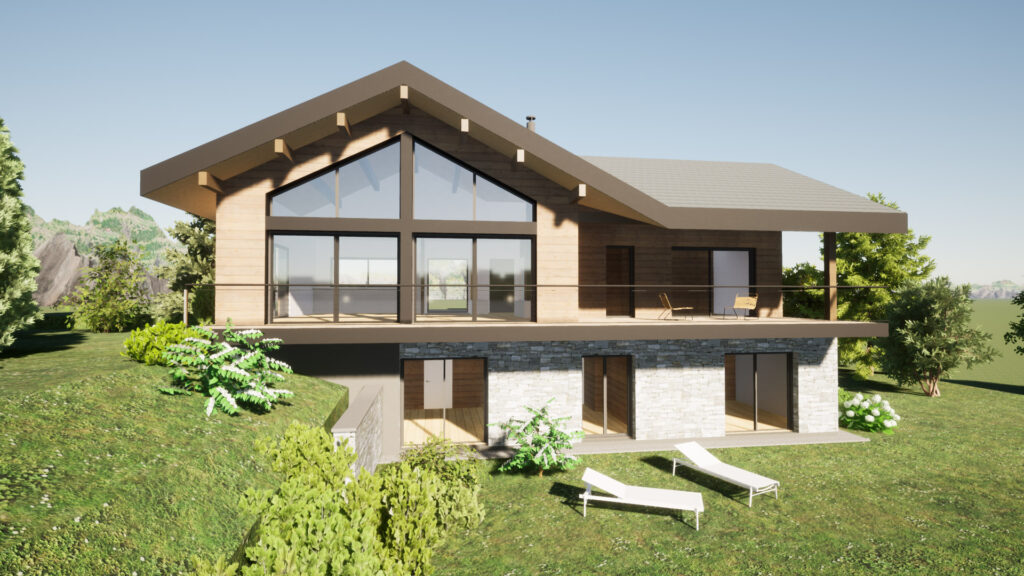 villa vue lac annecy par Cezembre architecture