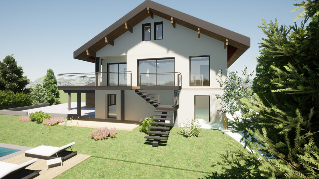 rénovation maison à sillingy, cezembre architecture