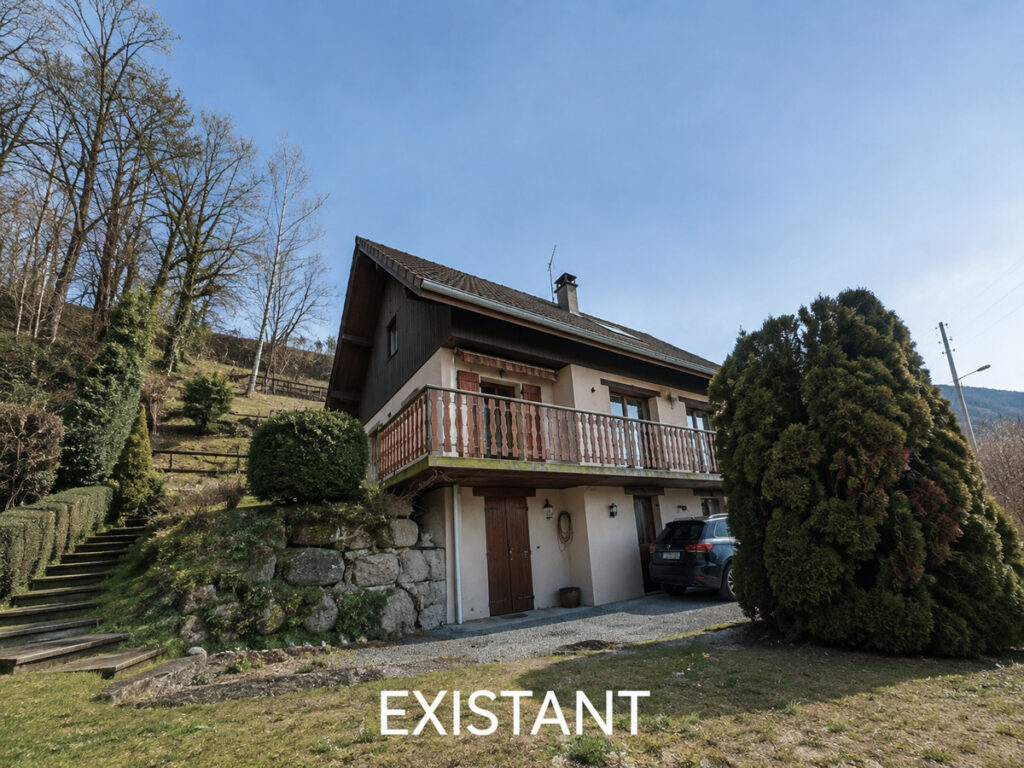 rénovation complète d'une villa à Sevrier, avec piscine en roof top, vue lac d'Annecy, par l'architecte Anne-Cécile Azzolin, Cezembre architecture