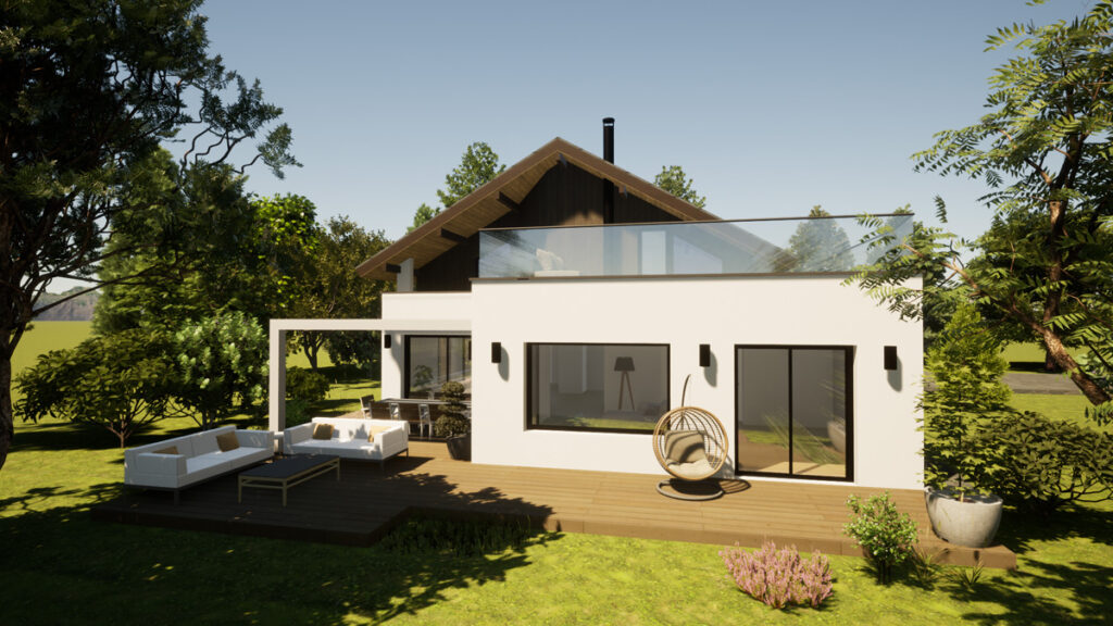 extension de maison à Saint-Jorioz par l'architecte Anne-Cécile Azzolin